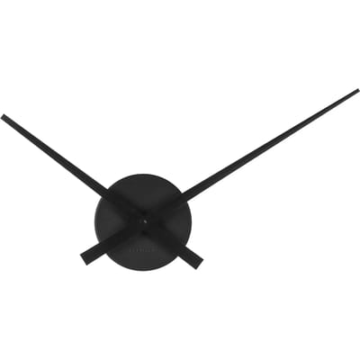 Karlsson Wandklok Little Big Time - Mini alu Zwart - Ø44cm - Scandinavisch