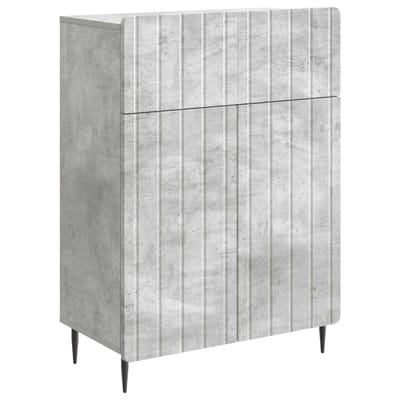 vidaXL - Dressoir - Betongrijs - 66 - x - 34,5 - x - 92 - cm - Bewerkt - hout