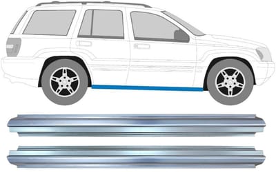 Reparatie dorpel voor Jeep Grand Cherokee 1998-2005 / Links = Rechts / Set