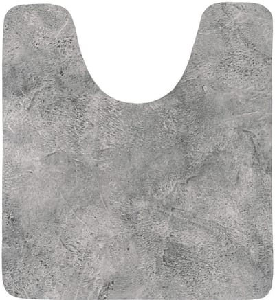 Tendance Toiletmat/wc mat Calm Concrete - antislip - 45 x 50 cm - badkamer