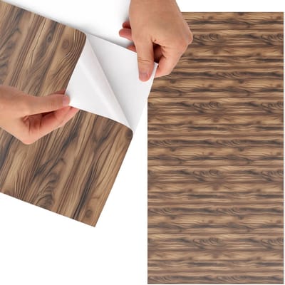 Tulup Meubelfolie - Houtstructuur Meubelfolie Zelfklevend - 75x150 cm - Bruin Meubelfolie - Meubelfolie Zelfklevend - Rustiek Meubelfolie - Wrapfolie Keuken - Wanddecoratie - Texturen
