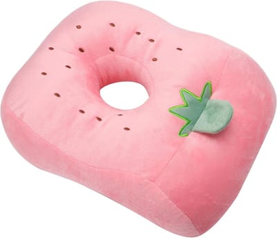 Ergonomisch Donut Kussen met Gat voor Slaapcomfort, Ideaal voor Zijdelings Slapen, Reizen en Kantoorgebruik, Zacht en Schattig Kussen voor Vrouwen en Kinderen