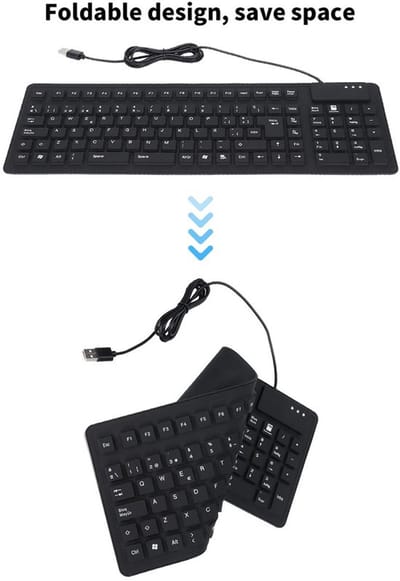 Solidchoice - Dailygoody - Siliconen Toetsenbord - Draagbaar - Stil en Compact