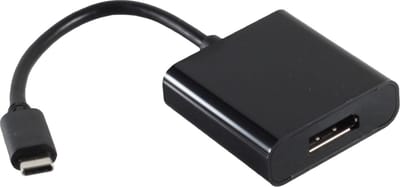 USB-C naar DisplayPort adapter met DP Alt Mode (4K 60 Hz) / zwart - 0,15 meter