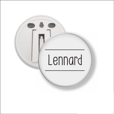 Button Met Clip 58 MM - Lennard