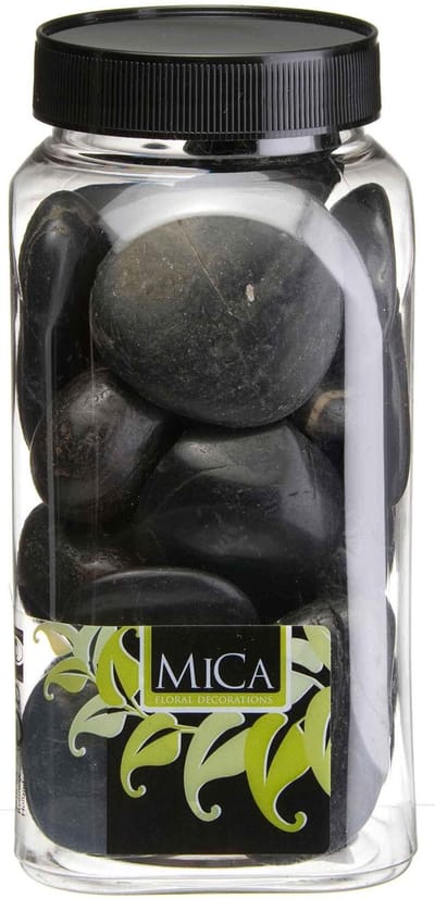 Mica decorations steentjes mica zwart