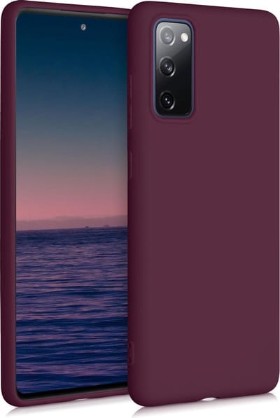 kwmobile telefoonhoesje geschikt voor Samsung Galaxy S20 FE - Hoesje voor smartphone - Back cover in bordeaux-violet