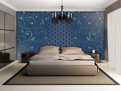 Poster | Blauw , Groen | 104 x 70,5 cm