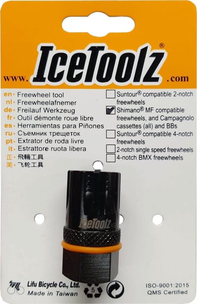 IceToolz Freewheelafnemer - Suntour 2-noks - Cr-V staal - Geschikt voor 21mm conussleutel