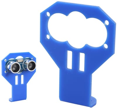 Dailygoody - Smart Car Mounted Holder - Ultrasone Sensor Bevestiging - Voor HC-SR04 - Robuust Acryl - Ondersteunt Sensoren - Ideaal voor Robotica