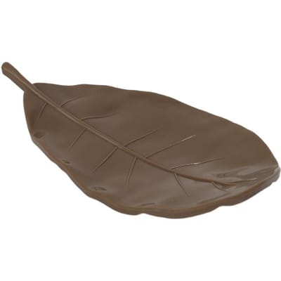 Zeester Afvoer Zeepbakje Bladvorm Zeepbakje Creatieve Draagbare Zeephouder Horloge Opbergbakje Badkamerbenodigdheden brown