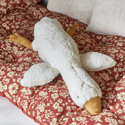 LOBERON Knuffeltje Tillyboo wit/bruin