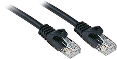 LINDY Patchkabel Cat6 U/UTP Basic zwart 0,30 m
