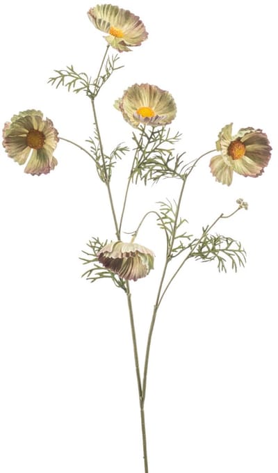 Emerald - Kunstbloem Cosmos 70cm groen - Kunstplant voor binnen