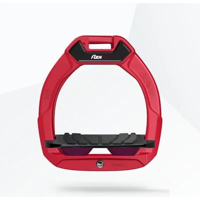 Veiligheidsstijgbeugels Rijladder Grip Rood/Zwart/Paars kind Flex-On Safe-On