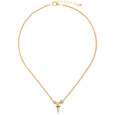 Behave – Ketting dames – Goudkleurig met zilveren details – Nikkelvrij