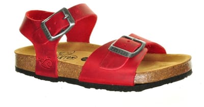 Kindersandalen Donkerrood Plakton maat 31