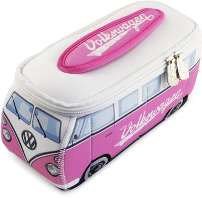 BRISA VW Collection - Volkswagen neopreen universele make-up-, cosmetica-, reisapotheek-tas in T1 Bulli Bus-design