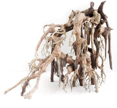 - Oriental Wind 1 hout, handgemaakt, voor aquarium, 22x13x18 CM