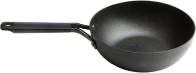 Forged Aluminium Wok 24cm met QuanTanium Anti-aanbaklaag - Geschikt voor Alle Warmtebronnen inclusief Inductie