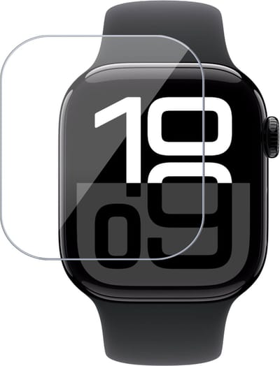 Screenprotector geschikt voor Apple Watch Series 10 42mm - Folie Screen Protector Apple Watch Series 10 42mm