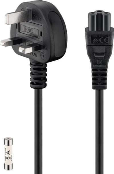 Pro UK - appliance Verbinding cord 1.8 m Zwart