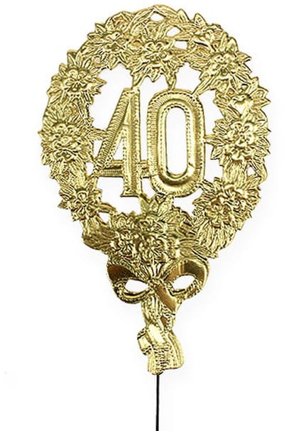 Jubileumnummer 40 Ø8cm 10st
