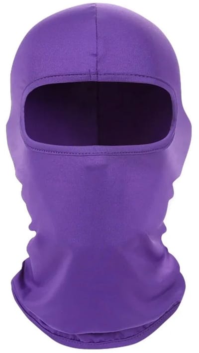 Paarse bivakmuts - Paarse skimuts - Motermuts - Windmasker - Gezichtsmasker - one size - Skimasker - CHPN