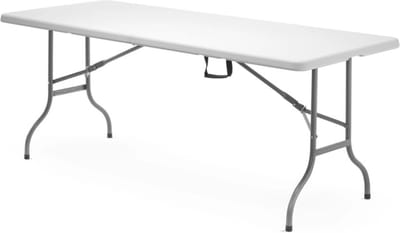 HENDI Inklapbare buffettafel – 1830x750x740 mm – HDPE blad – metalen frame – 150 kg draagkracht