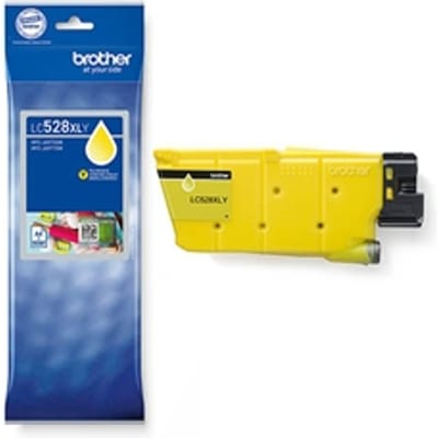 Brother LC528XLY Yellow Ink Cartridge inktcartridge 1 stuk(s) Origineel Ultrahoog rendement Geel