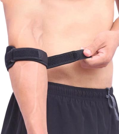 New Age Devi - Elleboogbrace voor Peesverlichting en Pijnverlichting - Ondersteuning en Bandage
