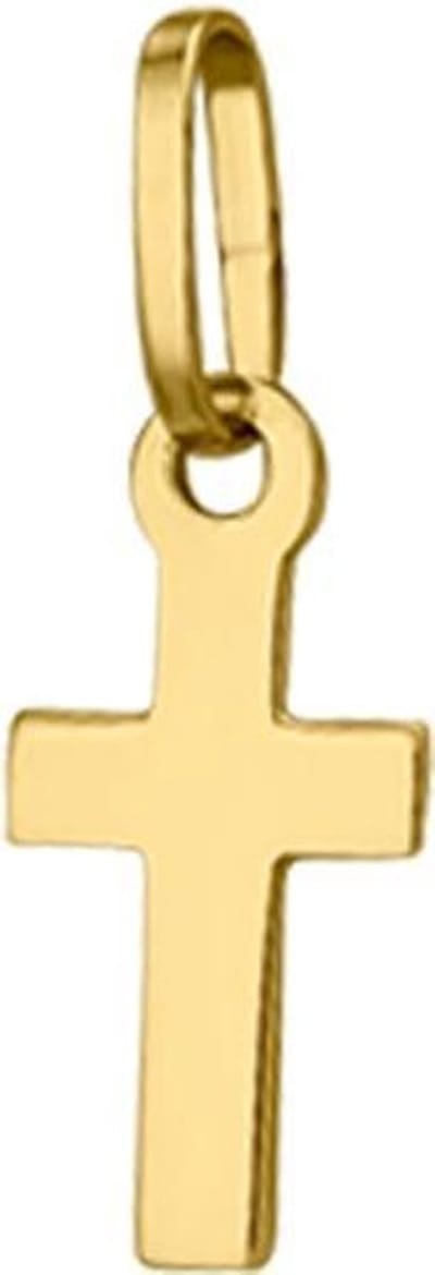 The Jewelry Collection Hanger Kruis - Goud
