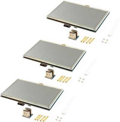 TFT LCD Scherm - Touchscreen Display - Projecten Uitbreiden - HDMI Aansluiting - 5 Inch - Zwart
