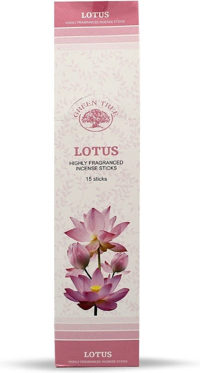 Green Tree - Wierook - Wierookstokjes - Wierooksticks - Incense sticks - Lotus - 2 Pakjes