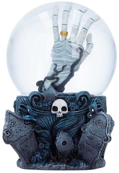 Corpse Bride - Emily's Skeletal Hand - sneeuwbol (Nemesis Now)