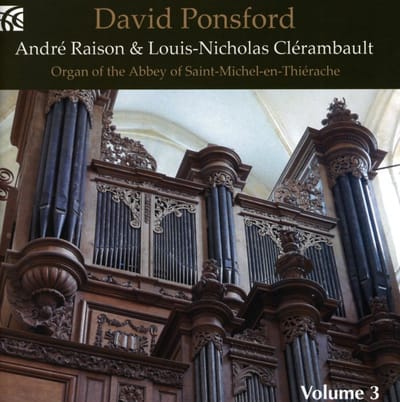 Ponsford David - French Organ Music Volume Three (CD)