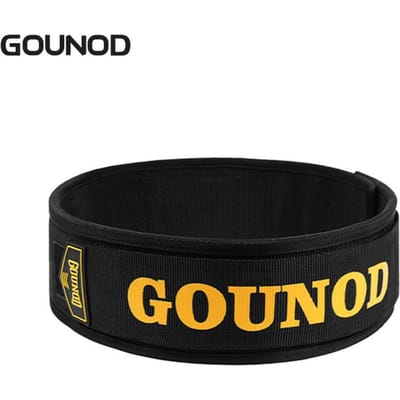 Gounod Gewichthefriem voor Training Squats Deadlifts Powerlifting Fitness Ondersteuning voor Mannen Vrouwen L