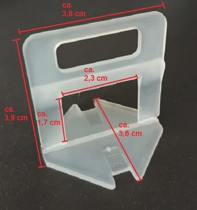 Tegelnivelleringssysteem voor Tegeldikte 3-12 mm - 2000 Stuks - Voor Perfecte Vlakheid Tussen Tegels