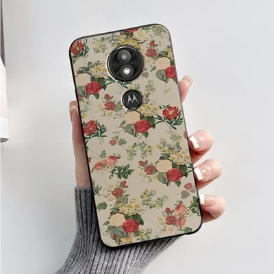 Hoesje Cover Voor Motorola Moto G7 Play Prachtig Hoesje Zachte Siliconen Shell Voor Motorola Moto G7 Power Schattig Cartoon Zwart Hoesje Moto G7 Power