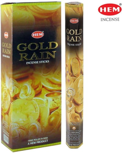 HEM Wierook Gold Rain  (6 pakjes)