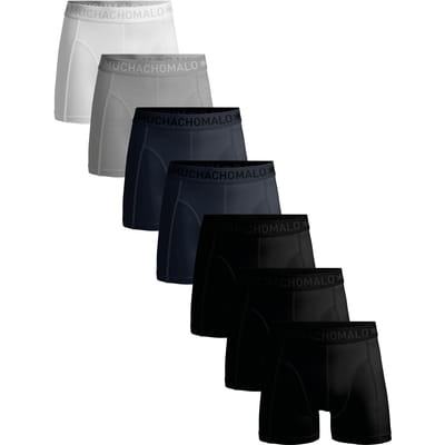 Muchachomalo Boxershorts Heren – 7 Pack – 95% Katoen – Normale Lengte – Heren Ondergoed – Onderbroeken Heren