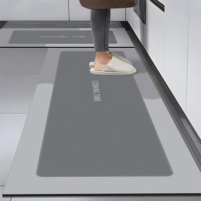 Badkamervloermat Sterk Absorberend Eenvoudig Vuilafstotend Antislip Diatomeeënaarde Vloermat Huishoudelijk Sneldrogend Keukenvloermat 60 * 180cm