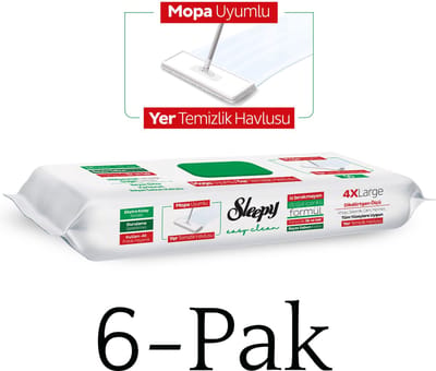 Sleepy Easy Clean Compatibele Vloerreinigingsdoek - Witte Zeep x6