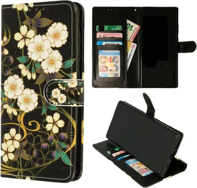 Casemania Hoesje Geschikt voor Samsung Galaxy A26 - Wilde Bloemen - Portemonnee Book Case
