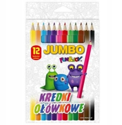 Titanium Serie - Jumbo Kleurpotloden - 12 Kleuren - Zeskantige Vorm - Geschikt voor Kinderen