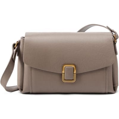 Lente en Zomer Mooie Leren Handtas voor Dames Niche Hoge Kwaliteit Enkele Schouder Crossbody Tas voor Dames Pendeltas 25*8*15 gray