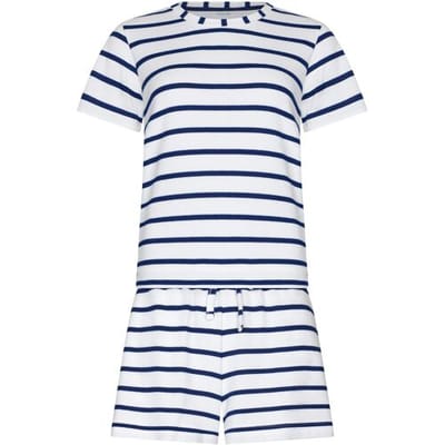 MyRebelle - Shortama - Blue Bay - Blauw/Wit - Gestreept - Maat 34