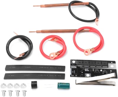Allecto - Draagbare Puntlasmachine - 18650/26650 Batterij Opslag - Hoog vermogen - 12 V - Geschikt voor Auto's en Vliegtuigen