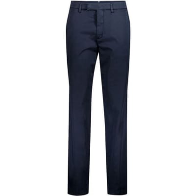 Gardeur Broek Tybalt-4 Finest Supima Cotton Lightweight Satine Cool Silk Touch Dark Marine / male