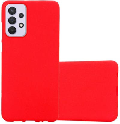 Cadorabo Hoesje geschikt voor Samsung Galaxy A33 5G in FROST ROOD - Beschermhoes gemaakt van flexibel TPU silicone Case Cover